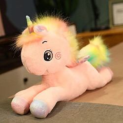 Universal Grosse poupée assise licorne cheval arc-en-ciel peluche coussin coussin petite amie cadeau anniversaire 40 cm