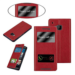 Acheter Cadorabo Coque HTC ONE M9 Etui en Rouge