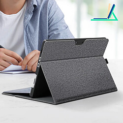 Avis Avizar Étui Folio Microsoft Surface Pro 8 Support Stand Ultra-fine Finition Tissu Gris