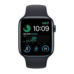 Apple Watch SE (2e génération) GPS 40 mm en Aluminium Noir (Midnight) et Bracelet Sport Noir (Midnight) - Reconditionné