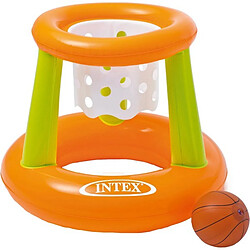 Totalcadeau Panier de basket-ball gonflable avec son ballon (67 x 55 cm) piscine et mer pas cher