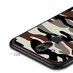 Acheter Nxe Coque en TPU modèle camouflage hybride café pour votre Huawei Mate 20 Lite