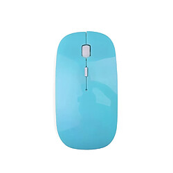 Souris sans fil mince 2,4 GHz souris optique 1600 DPI Gamer bureau souris silencieuse conception ergonomique souris avec récepteur USB pour PC portable