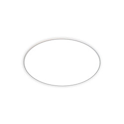 Inspired Plafonnier 37cm Rond, LED 24W, 3000K, 2200lm, Blanc, 3 ans de Garantie