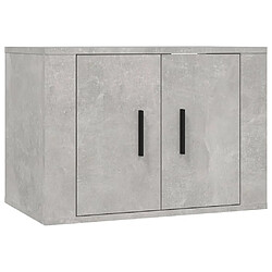 Avis vidaXL Ensemble de meubles TV 3 pcs Gris béton Bois d'ingénierie