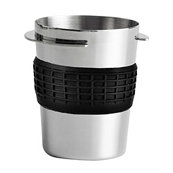 Distributeur De Poudre De Tasse De Dosage De Café En Acier Inoxydable Pour Machine à Expresso De 58 Mm Argent