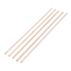 5 pcs 6 * 250mm bâtons artisanaux tige ronde balsa bois bar hobby modèle bricolage accessoire