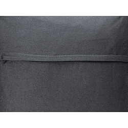 Avis Atmosphera, Createur D'Interieur Coussin déhoussable 38x38 cm - gris foncé - Atmosphera