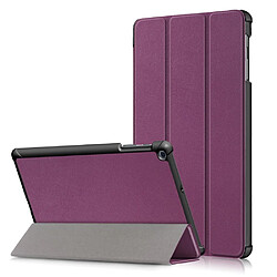 Etui en PU triple pli avec support violet pour votre Samsung Galaxy TAB A 10.1 2019 SM-T510/SM-T515