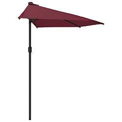 Helloshop26 Parasol balcon - 300 x 150 cm - Bordeaux