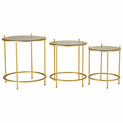 Acheter Jeu de 3 tables Alexandra House Living Or 53 x 60 x 53 cm