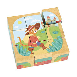 Cubes en bois les contes Vilac