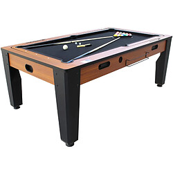 Catenaccio Table multi jeux Billard convertible air hockey industrielle (couleur : Bois)