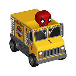 Funko Marvel - Figurine POP! Rides Deadpool w/Chimichanga Truck 2,5 cm