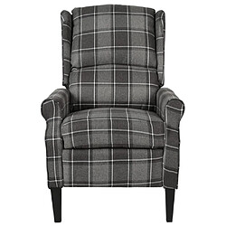 Maison Chic Fauteuil de massage inclinable,Fauteuil luxe de relaxation Gris Tissu -MN90563