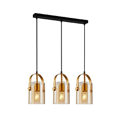 Luminaire Center Suspension Nanesma Verre,Acier Or