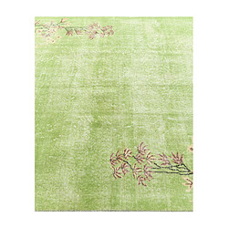 Avis Vidal Tapis de laine 269x168 vert Ultra Vintage