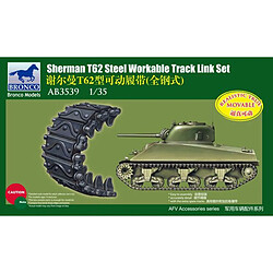 Shermann T62 Workable Track Link Set - 1:35e - Bronco Models