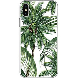 BigBen Connected Coque pour iPhone X/XS avec Motifs Palmiers Vert