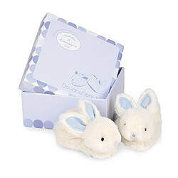 Ludendo Coffret chaussons Lapin Bonbon bleu