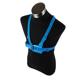 Wewoo Bleu pour GoPro Hero 4 / 3+ / 3/2/1 Ceinture de poitrine