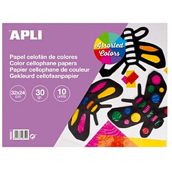 Apli Agipa Bloc papier cellophane 32x24cm