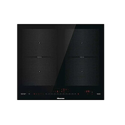 Table de cuisson induction 60cm 4 feux 7360w noir - I6456CB - HISENSE