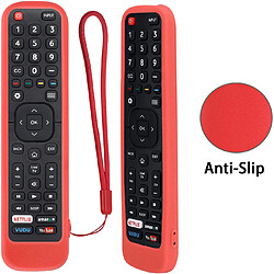 Avis SANAG Housse Coque En Silicone Pour Hisense Telecommande, En2R30N En2K30P En2P30H En2J30H En2D30H, Etui De Protection Pour Hisense Telecommande, Antiderapage, Antisismique, Lavable(Rouge)