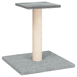 vidaXL Arbre à chat avec plate-forme gris clair 38 cm