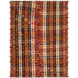 Vidal Tapis de laine 198x150 rouge Jajim