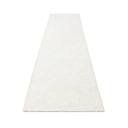 Avis Vidal Tapis de couloir en laine 406x86 beige Darya