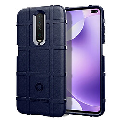 Wewoo Coque Pour Xiaomi RedMi K30 Housse en TPU antichoc à couverture complète bleu