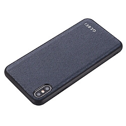 Acheter Wewoo Coque Souple Pour iPhone 11 GEBEI Étui de protection en cuir antichoc sur toute la surface bleu