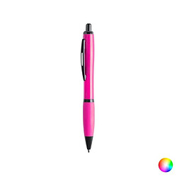 Totalcadeau Stylo bleu à bille mécanisme bouton - Stylo encre bleu design Couleur - Jaune pas cher