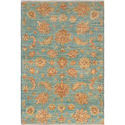 Vidal Tapis de laine 152x95 Bleu Ziegler