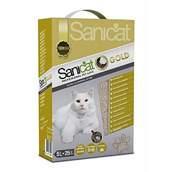 SANICAT Litiere Gold Ultra Clumping 5L - Pour chat