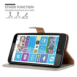 Cadorabo Coque Nokia Lumia 1320 Etui en Marron pas cher