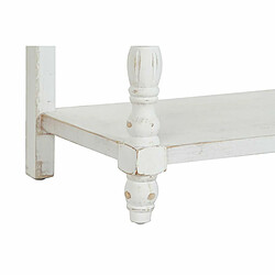 Console DKD Home Decor 120 x 40 x 84,5 cm Sapin Blanc Bois MDF pas cher