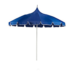 Beliani Parasol de jardin d 245 cm bleu MINOA