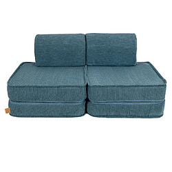 MeowBaby Pocket Sofa Basic, 120x25x60cm, Aesthetic, Turquoise