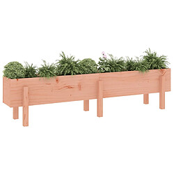 Avis Maison Chic Jardinière,Lit surélevé de jardin - Bac à fleurs - pot de fleur 160x30x38 cm bois douglas massif -GKD76813