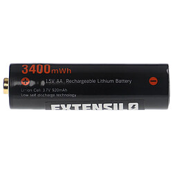 Vhbw EXTENSILO Pile rechargeable AA Mignon pour divers appareils (920mAh, 3,7V, Li-ion)