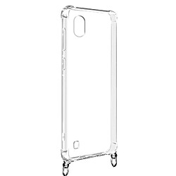 Avizar Coque Galaxy A10 Anneau personnalisable avec bijou/Chaîne - Transparent