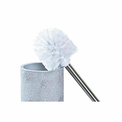 Avis Brosse de salle de wc DKD Home Decor Gris Argenté Acier inoxydable Ciment Scandi 10 x 10 x 40 cm