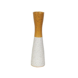 Vase Romimex Jaune Blanc Céramique 12 x 43 x 12 cm