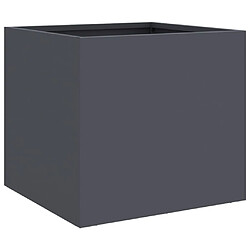 Maison Chic Jardinière,Bac à fleurs - pot de fleur anthracite 32x30x29 cm acier laminé à froid -GKD55582