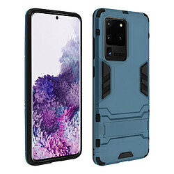 Avizar Coque Galaxy S20 Ultra Protection Hybride Antichoc Support Vidéo Bleu gris