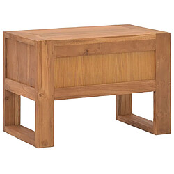 Maison Chic Table de chevet,Table de nuit,Table d'appoint pour salon 50x30x35 cm Bois de teck solide -MN66528 pas cher