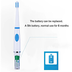 Avis Wewoo Couple de brosse à dents électrique Protable Sound Wave - à voyage (Rose)