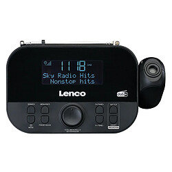 Acheter Lenco Radio-réveil DAB+/FM avec projection de l'heure CR-615BK Noir